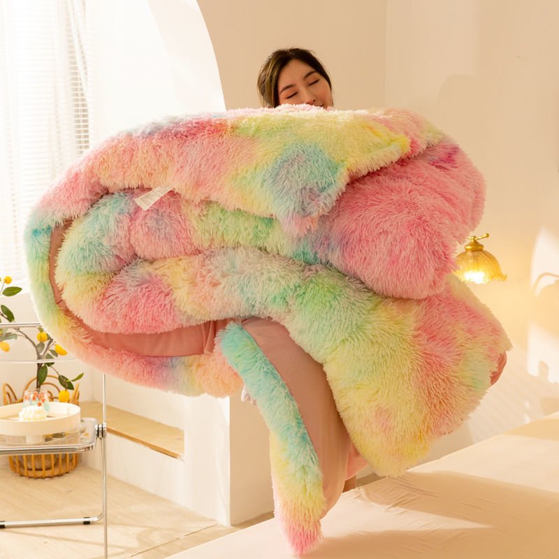 Autumn-and-Winter-Mink-Fleece-Thickened-Warm-3-4kg-Single-Student-Core-Double-Sided-Fleece-Double-3