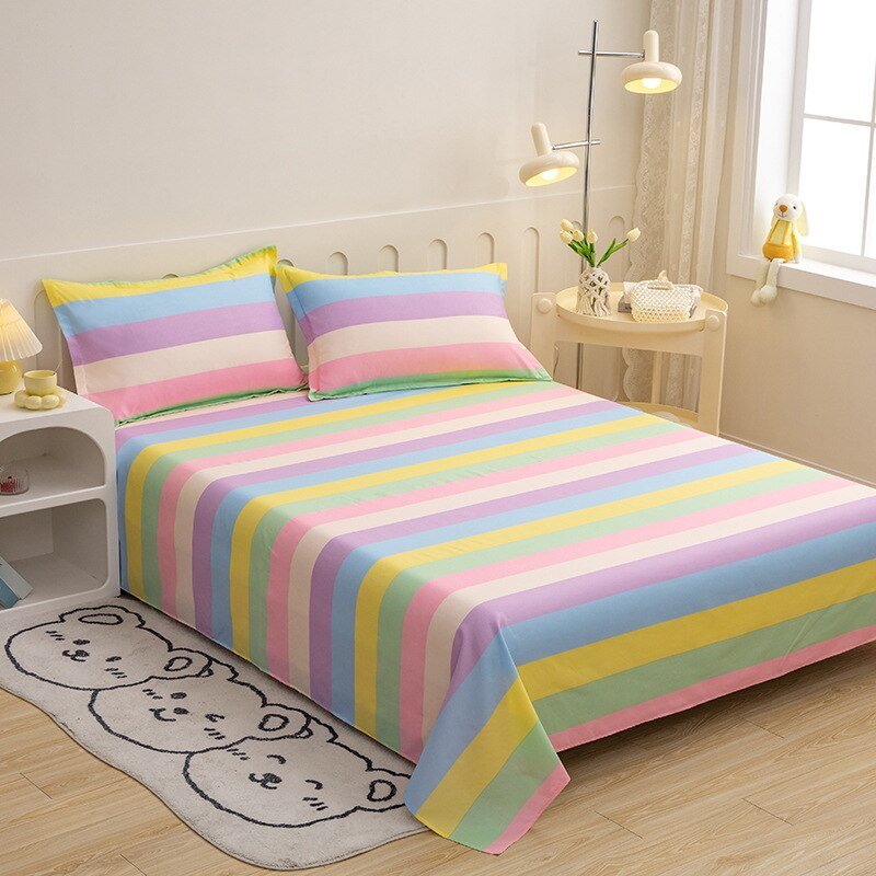 Single-Bed-Sheet-Fresh-Water-Washed-Cotton-Pad-Bed-Sheet-Student-Dormitory-Bed-Sheet-Cotton-Bed-5
