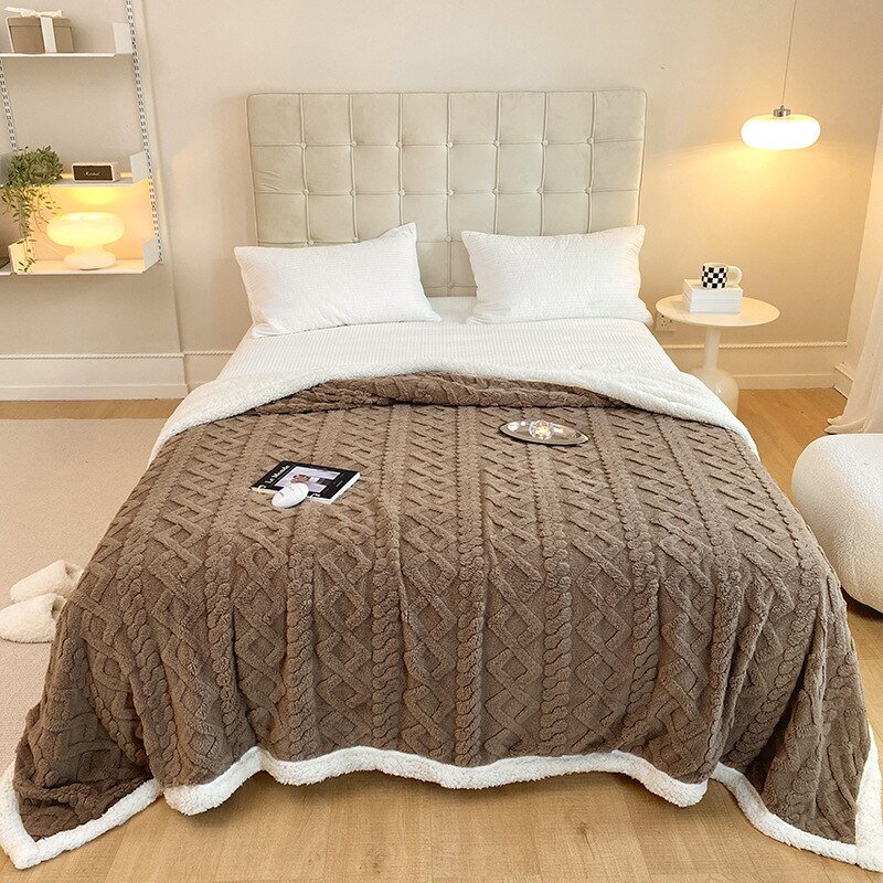 Solid-Color-Tuff-Blanket-Flannel-Fleece-Throw-Blankets-Soft-Adult-Bed-Cover-Winter-Warm-Stitch-Fluffy-2